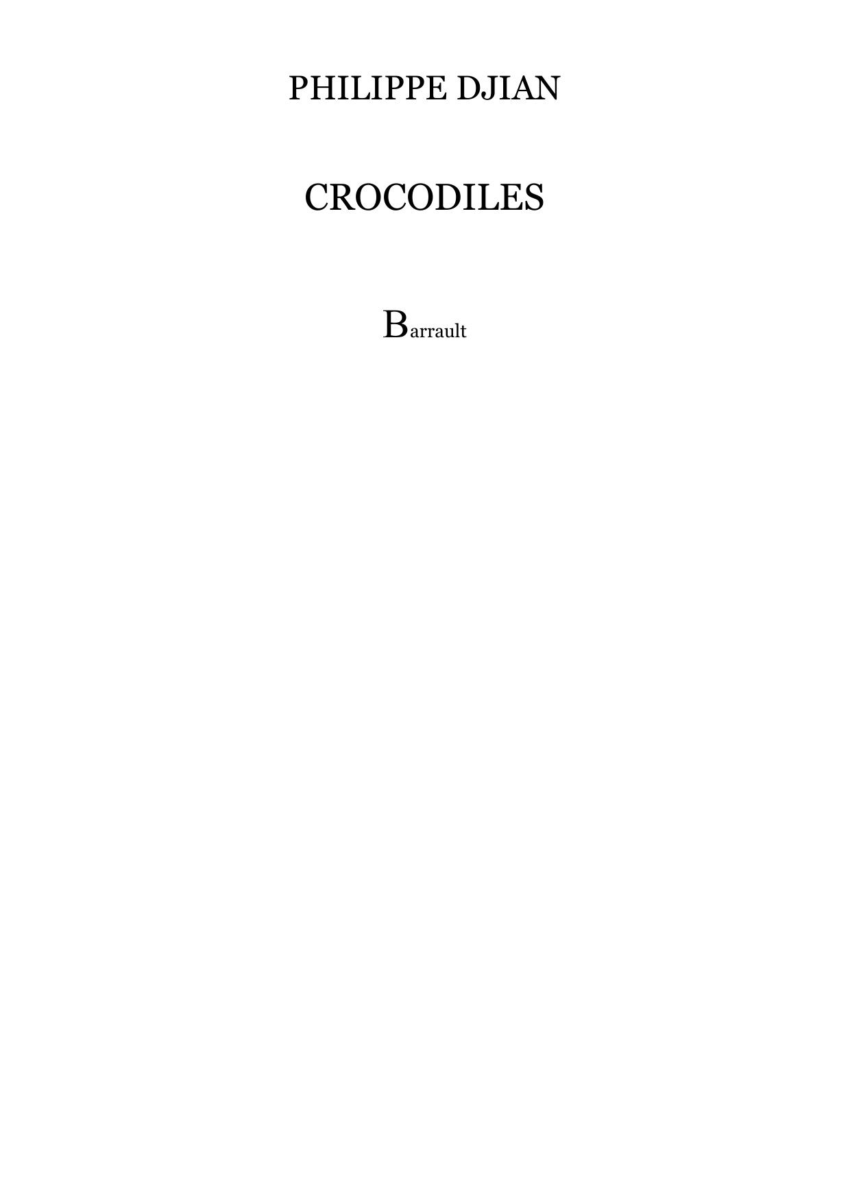 CROCODILES