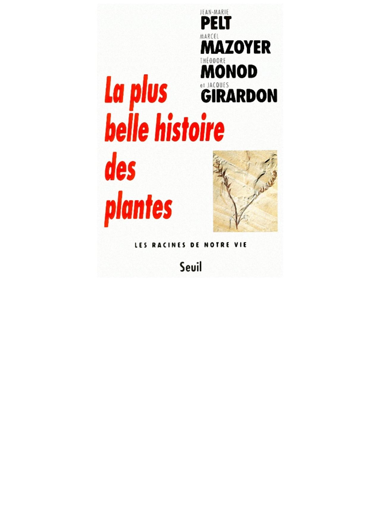La plus belle histoire des plantes