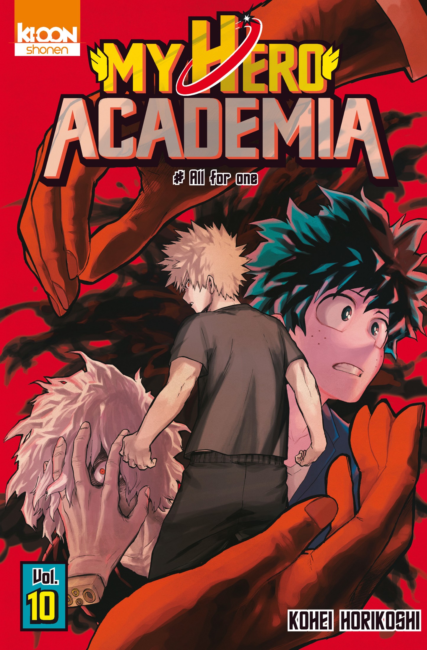 My Hero Academia, Vol. 10: All for One
