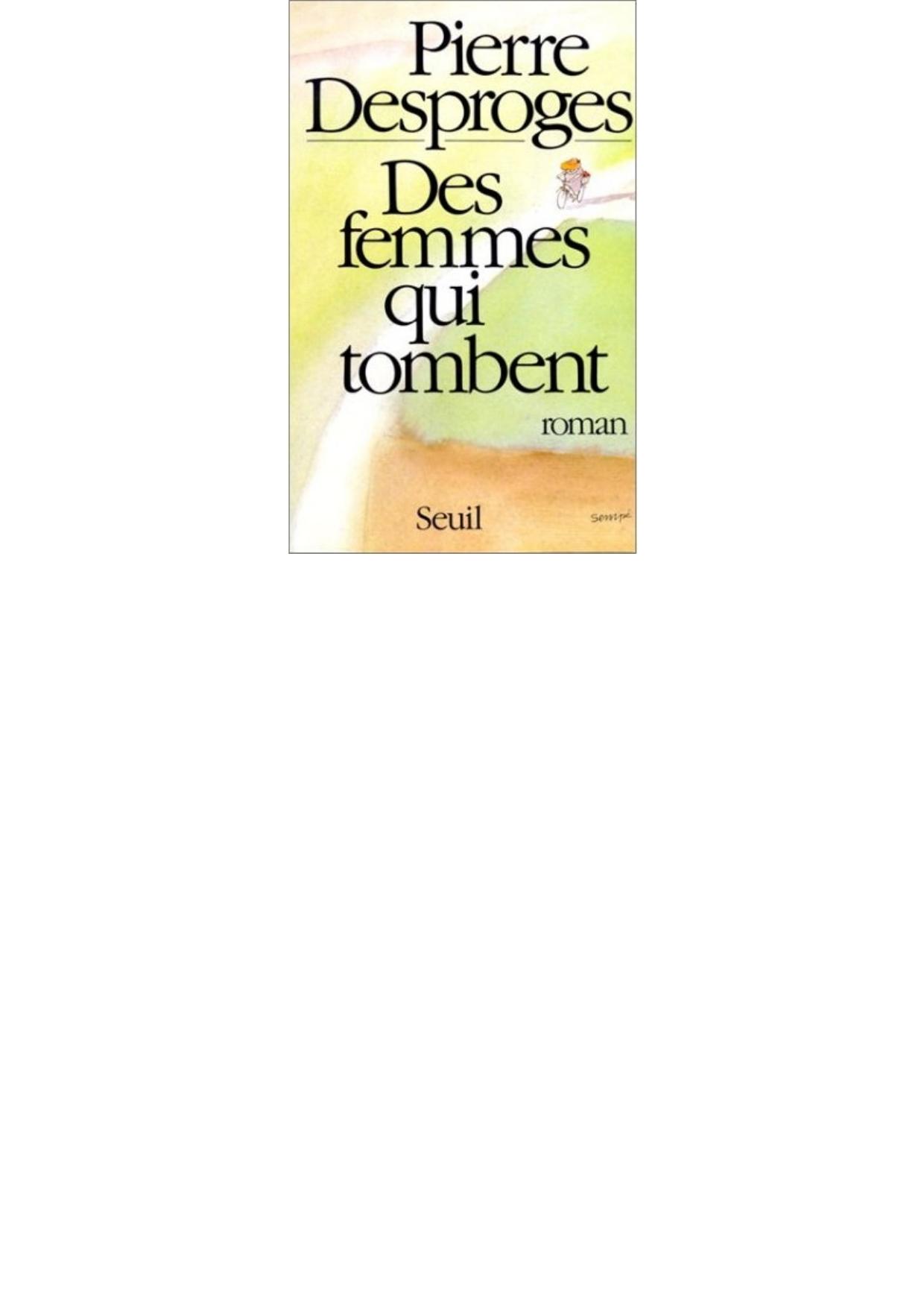 Des femmes qui tombent